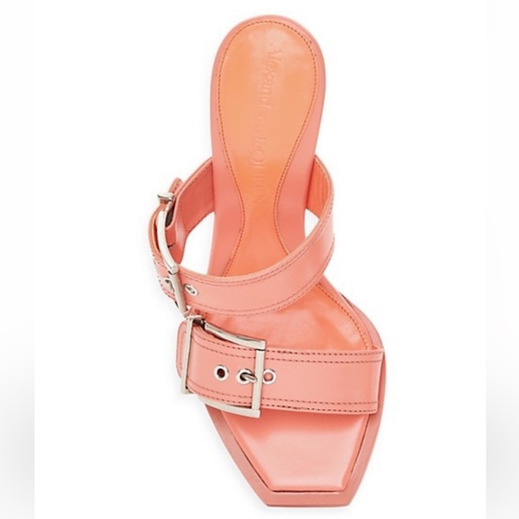 New Alexander McQueen buckle leather mules - Picture 15 of 15